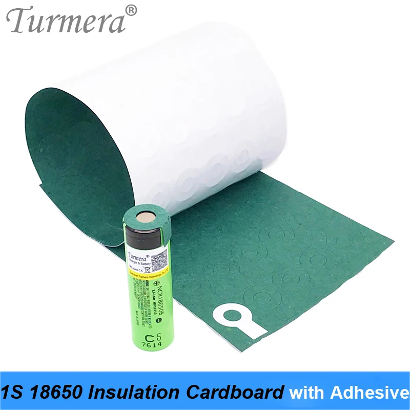 100 x 18650 battery insulator insulation ring adhesive cardboard pa JD 
