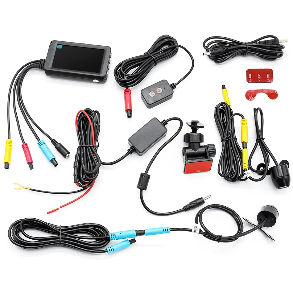 GreenYi Видеорегистраторы для мотоциклов Dash Cam 1080P Full HD спереди и вид сзади