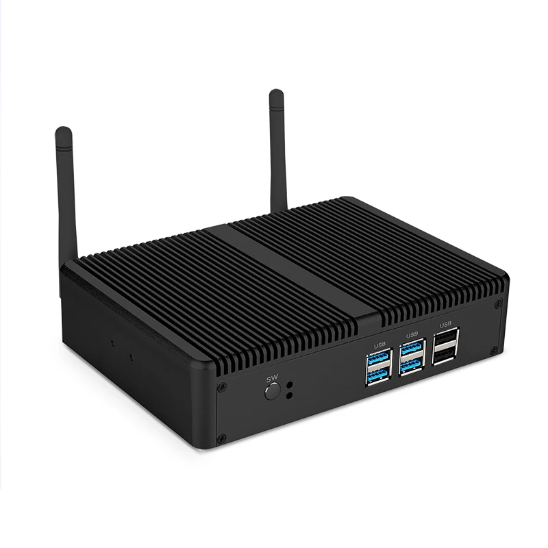 Мини ПК без вентилятора мини с Intel Core i5 7267U 7200U i3 7100U Windows 10 DDR4/DDR3L 4K HTPC HDMI VGA|Мини ПК| |