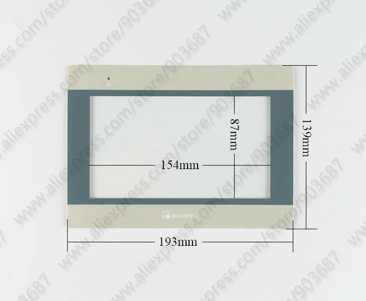 Touch Glass Panel Digitizer for Weinview MMI7070-PE with Protective Film Description Image.This Product Can Be Found With The Tag Names Computer Office, Industrial Computer Accessories, Servers Industrial Computer, Touch glass screen panel