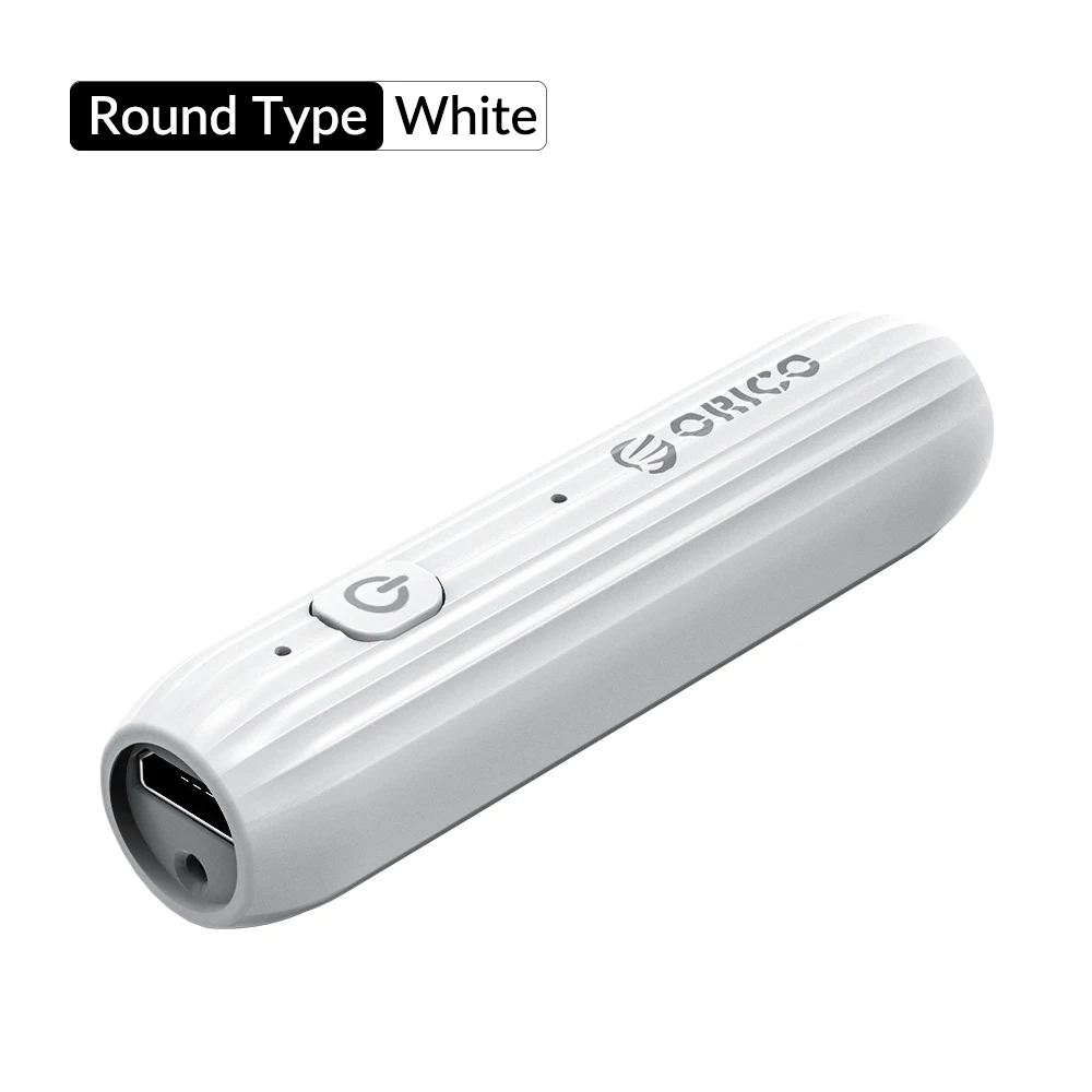 ORICO Bluetooth 5,0 EDR приемник 3,5 мм разъем Aux аудио адаптер автомобильные наушники динамик музыка беспроводной Bluetooth адаптер с микрофоном - Цвет: None Clip White