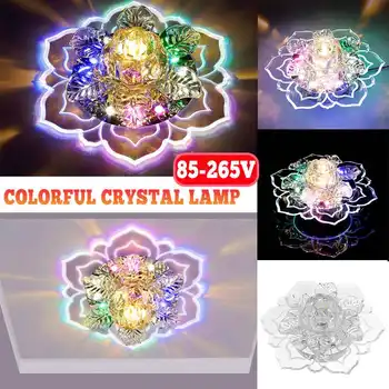 

9W Colorful Modern Crystal LED Ceiling Light Wall Sconce for Home Living Room Balcony Lamp Porch Light Corridors Light Fixture