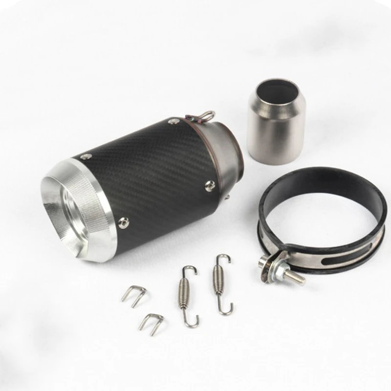 

38-51mm Universal Motorcycle Exhaust Muffler Pipe Stainless Steel Tail Pipe Tube