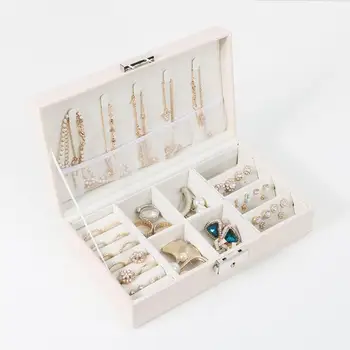

Jewelry Storage Box Ring Earrings Necklace Multi-function Jewelry Storage Box Portable Jewelry Storage Box For Travel New