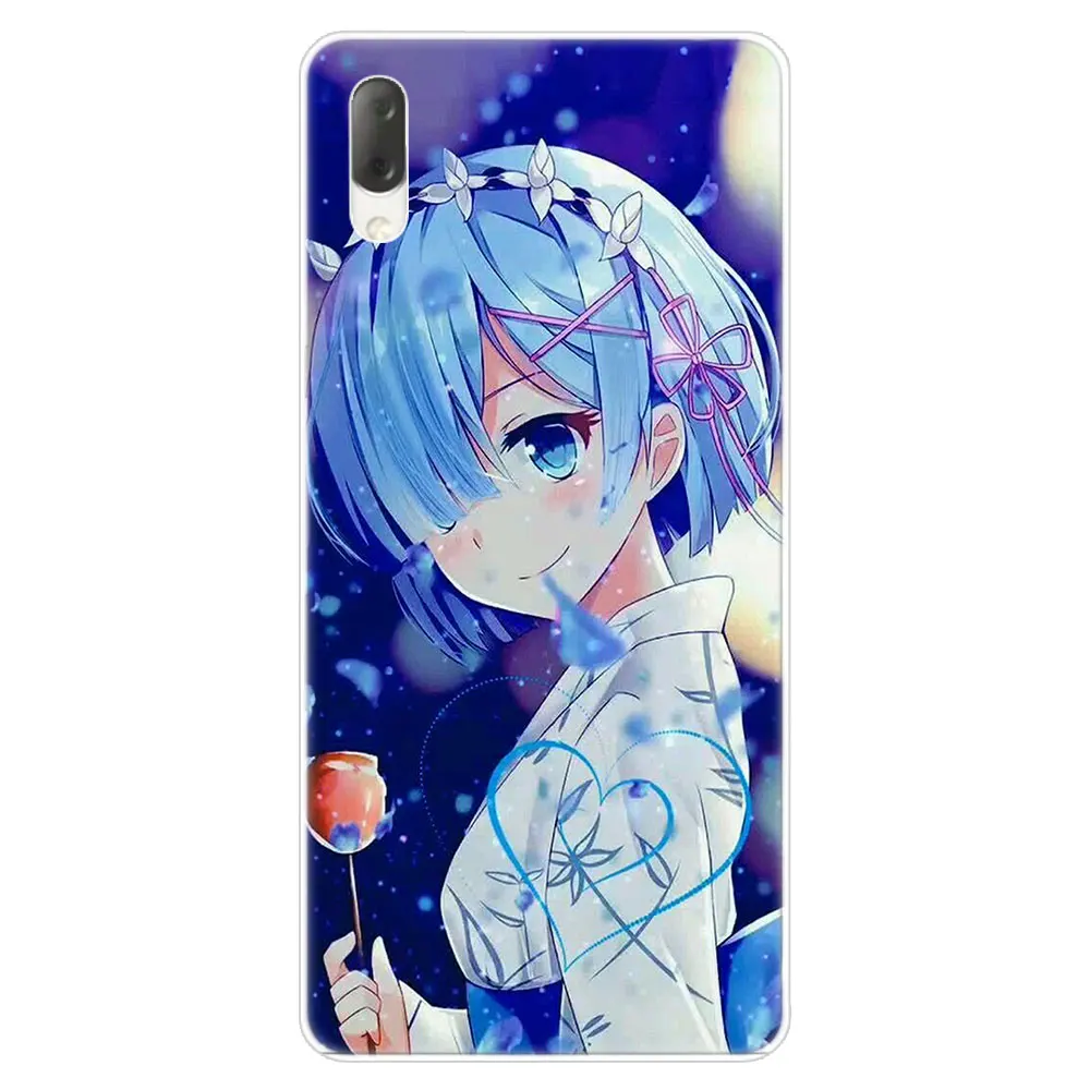 Аниме ReZERO в другой мир жесткий чехол для Sony Xperia L1 L2 L3 X XA XA1 XA2 XA3 ультра 10 плюс E5 XZ XZ1 XZ2 компактный XZ3 XZ5 20