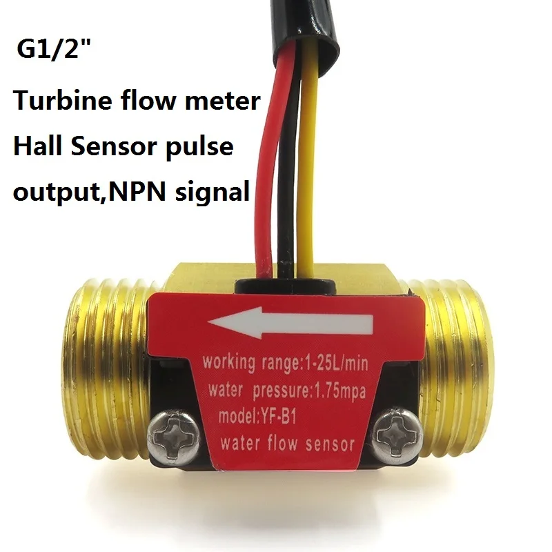 YF B1 датчик расхода воды G1/2 Импульсный расходомер Холла 1 25л/мин|water flow sensor|flow sensorwater