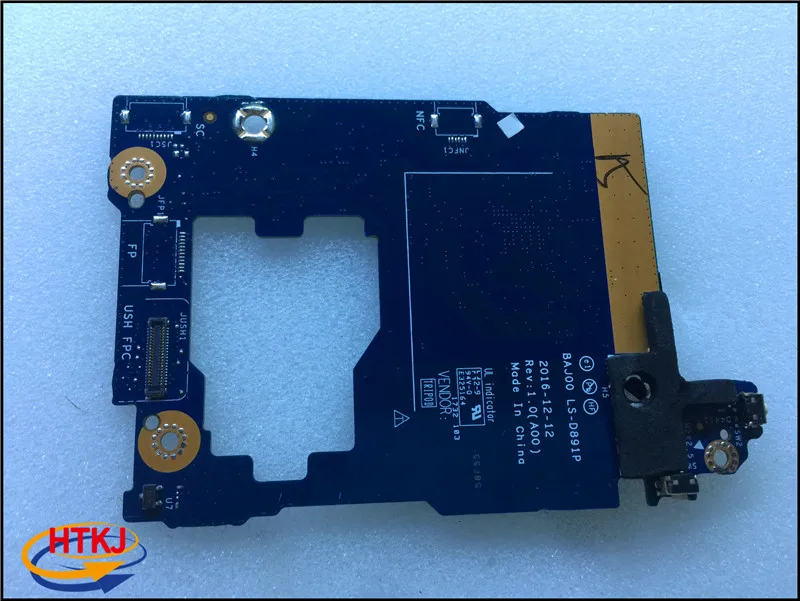 Оригинальная плата кнопки питания для Dell Latitude 12 5285 2 в 1 CHA01 LS D891P 59W5V 100% ПРОВЕРЕНО