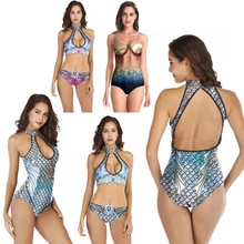 Купальный костюм русалки, костюм для дайвинга, спортивный костюм, одежда для дайвинга