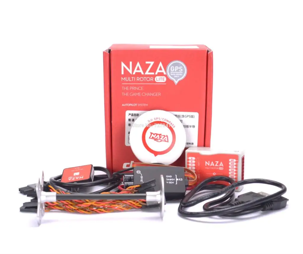

Original Naza M Lite Multi Flyer Version Flight Control Controller w/ PMU Power Module & LED &Cables & GPS & stand holder