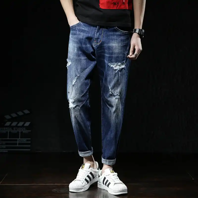 jeans streetwear homme