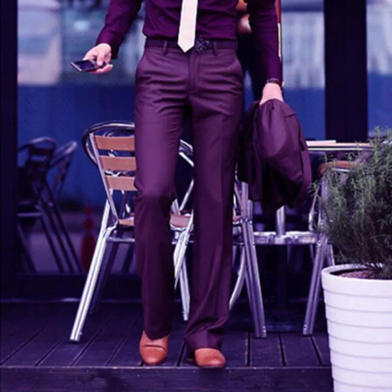 Весенне-летние новые деловые брюки с роговыми рогами прямые брюки от костюма Корейская версия штанов с опущенными штанинами Размер 28-36 37