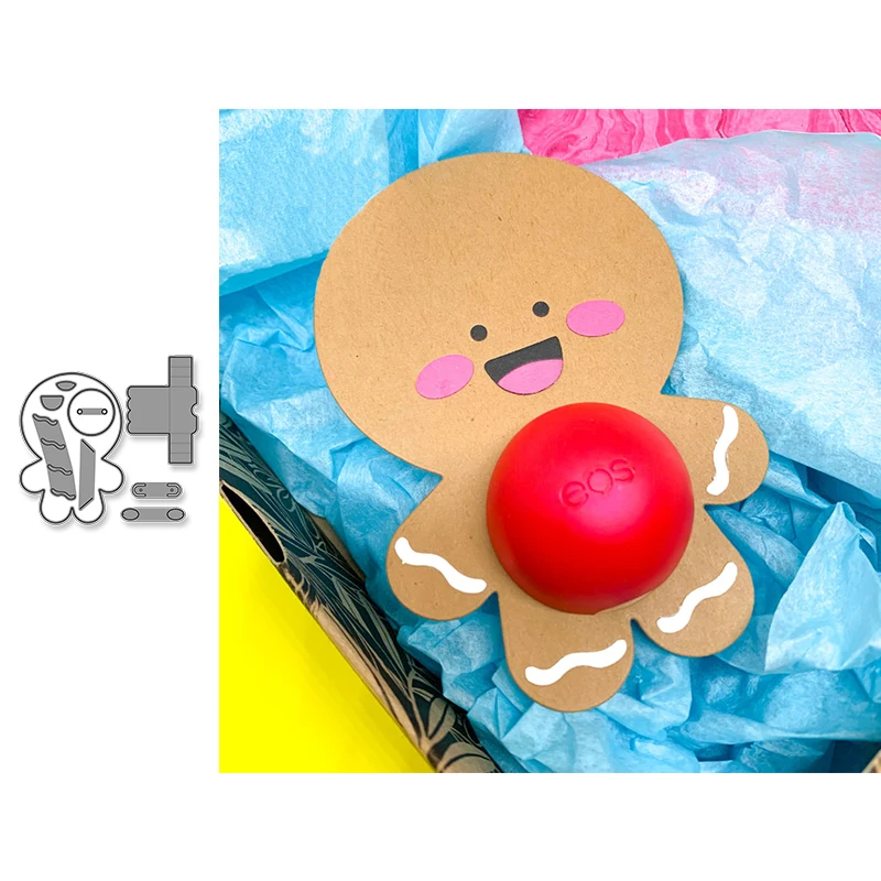 

Gingersnap Holder for Necklace Earring Decorative Embossing Papercard Crafts Die 2021 Diy Scrapbooking Album Paper Cards