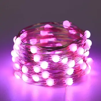 

100 LEDs String Light Fairy Waterproof Vine Lighting Plug in Bedroom Decorative Twinkle Lamp for Christmas Wedding Party