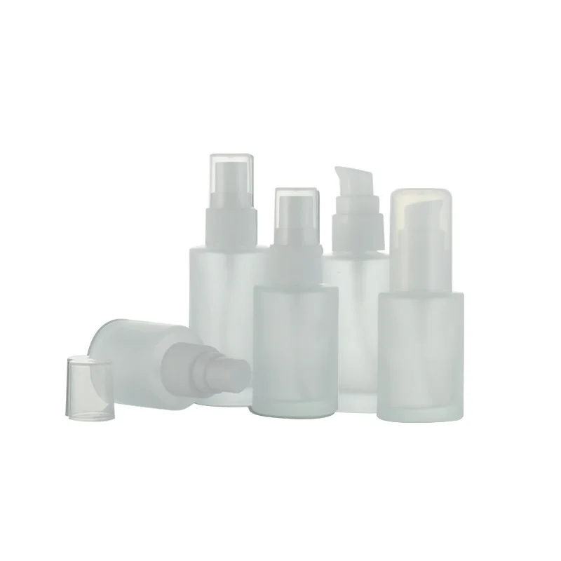 20pcs 20ml 30ml 40ml Empty Frosted Perfume Spray Glass Bottle Transparent Frosting Refillable Cream Cosmetic Container | Красота и