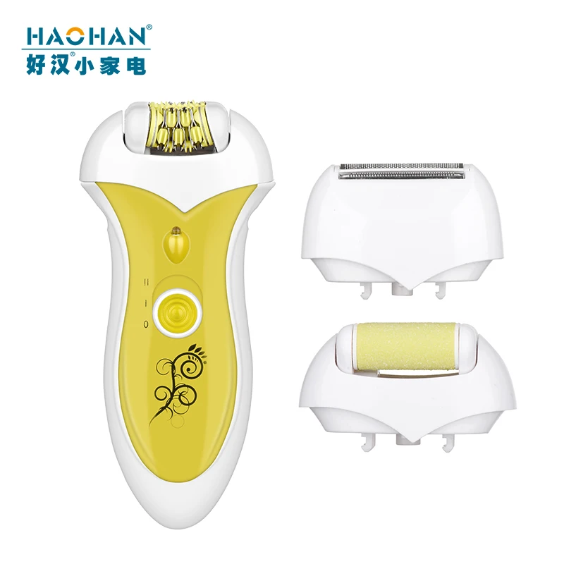 

3 in 1 Multifunction Electric Epilator Haohan Brand Waterproof Hair Removal And Shaver For Women Mini Beauty Equipment Hot Sale