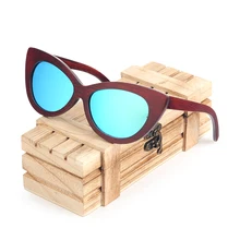 BOBO BIRD, женские солнцезащитные очки, цветные линзы, мужские деревянные очки, поляризационные, большие, солнцезащитные очки, UV400