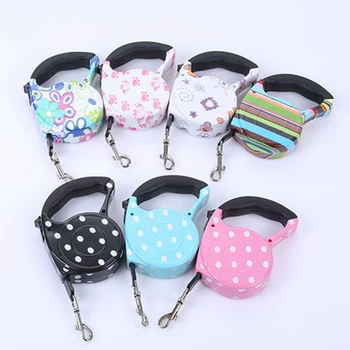 

12PCS / LOT Pet Supplies 3 Meters Pet Automatic Retractor Dog Leash Retractable Dog Walking Supplies