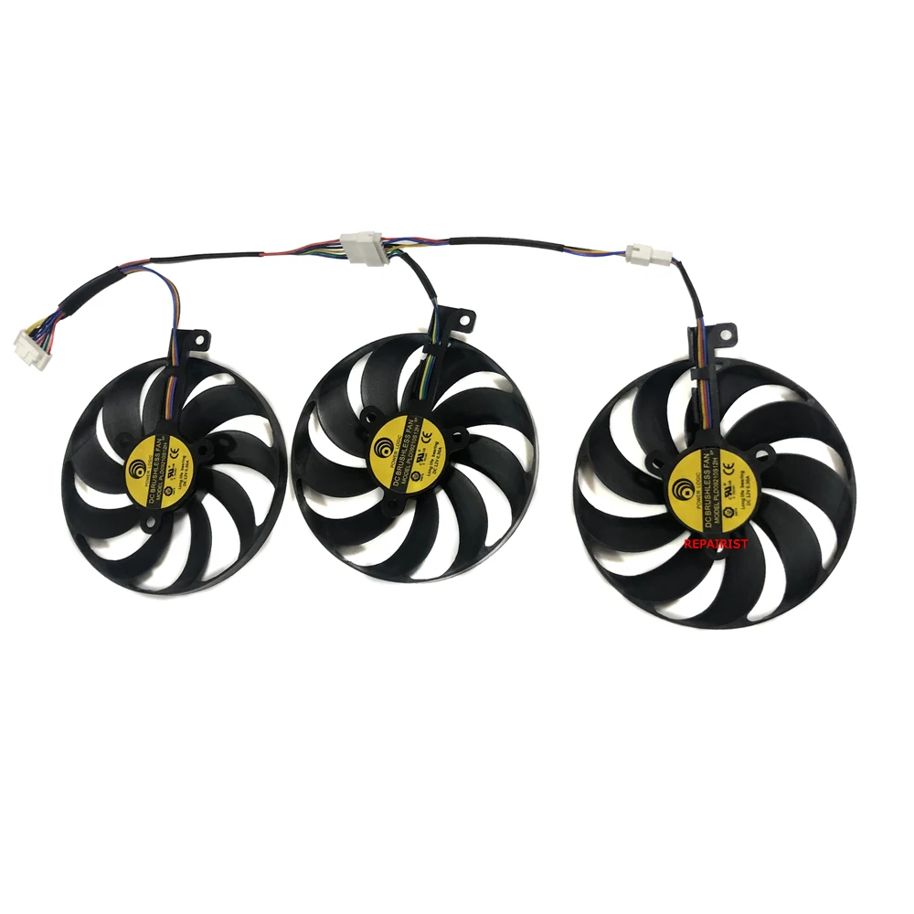 Sett129215supld09210s12hfdc10h12s9-cventilador Placa de Vídeorefrigerador Gpurefrigeração Vgapara Asus Rog Strix Rtx 2080 ti Gamingpara Asus Rog-strix-rtx2080s-o8gpara Asus Rog Strix rx 5700 oc 8g Gaming Pcs - Imagem 3