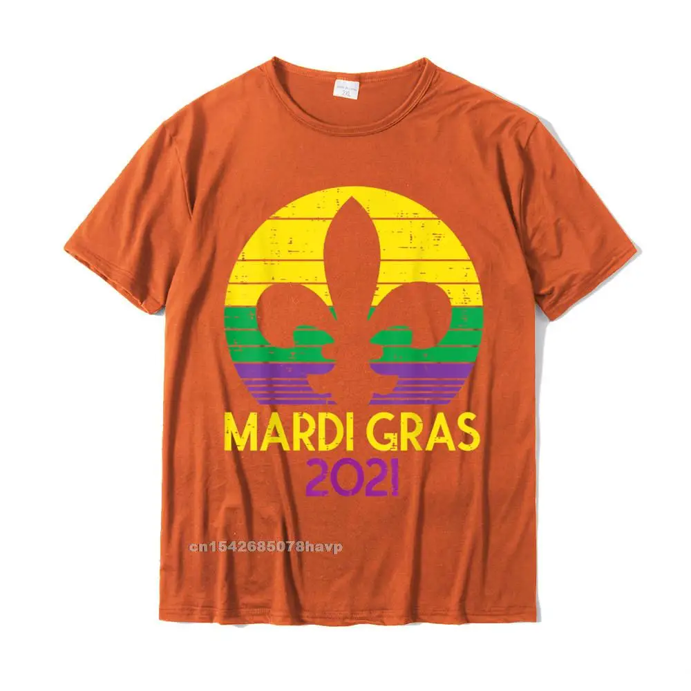 Tops Shirt Design VALENTINE DAY Funky Design Short Sleeve 100% Cotton O Neck Men T Shirts Design Tops Shirt Drop Shipping Mardi Gras 2021 Jester Hat Sunset Retro Carnival Party Gift T-Shirt__18940. orange