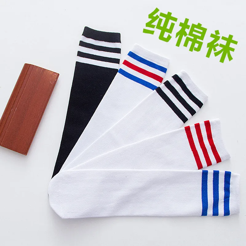 

Spring And Autumn Children Sports White Stockings BOY'S Tube Socks Performance over-the-Knee Formal Dress Socks Students Girls S