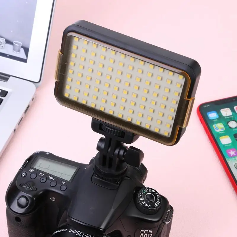 96LED панельный светильник для видеостудии, высокий светильник, заполняющая вспышку лампа для цифровой зеркальной фотокамеры, включая отдельные выключатели питания