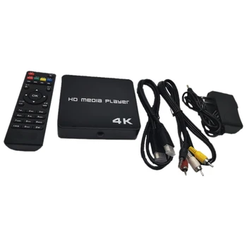 

EU-Plug 4K Ultra-High-Definition Player Stand-Alone, Advertising Machine Power on Automatically Loop Video PPT Playback