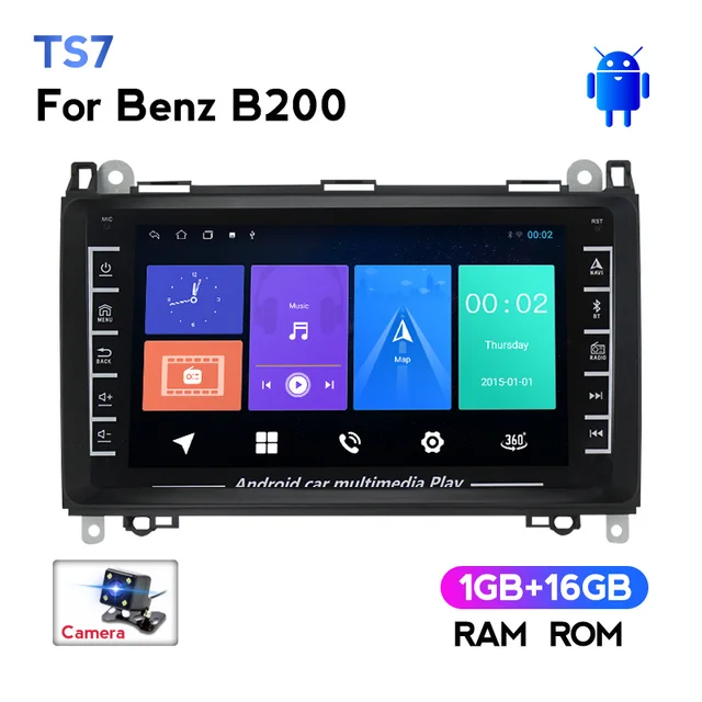Navifly 2din Android Car Gps Navigation Multimedia For Mercedes Benz B0 A B Class W169 W245 Viano Vito W639 Sprinter W906 Car Multimedia Player Aliexpress