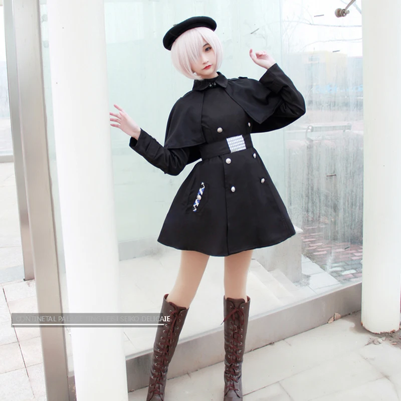 

Fate/Grand Order 3rd Anniversary Dress Cos Mash Kyrielight Heroic Spirit Daily Female Suit with Beret Cosplay Costume