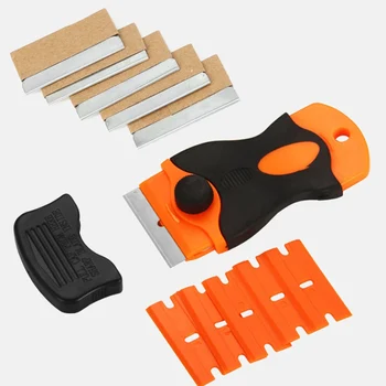 

Car & Window Tint Ceramic Glass Oven Razor Scraper Plastic Handle Razor Scraper Ceramic Glass Oven Window Tinting Tool Blade