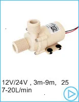 12V 24V DC 126W 9,5 м высокий подъем 160PSI 11Bar Портативный миниатюрный Электрический высокое Давление мембранный насос бытовой водяные насосы DP-160