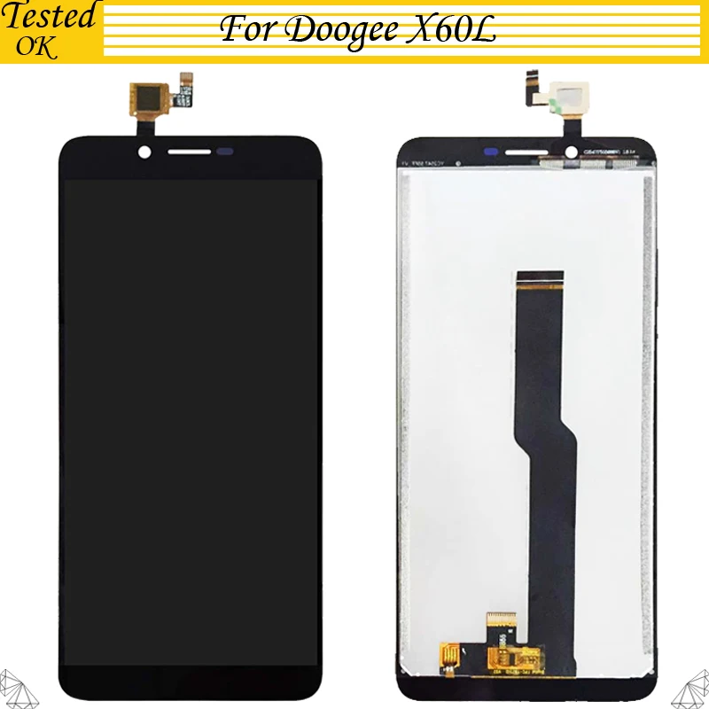 ЖК дисплей и сенсорный экран 5 дюйма Для Doogee X60L 100% испытано рабочая сборка