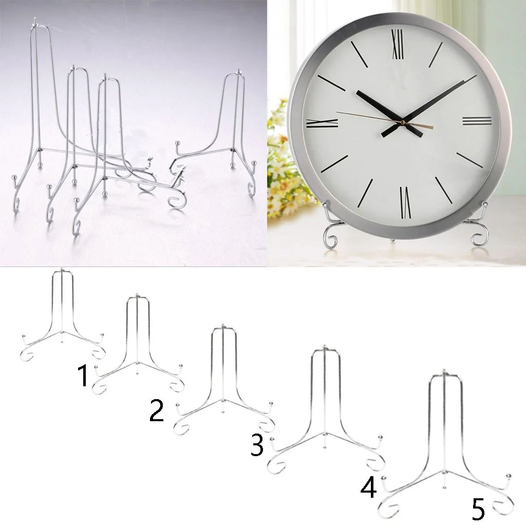 Iron Wire Art Display Stand Easel Plate/Books/Painting/Photo/Prize Display Pick, Art Display Stands