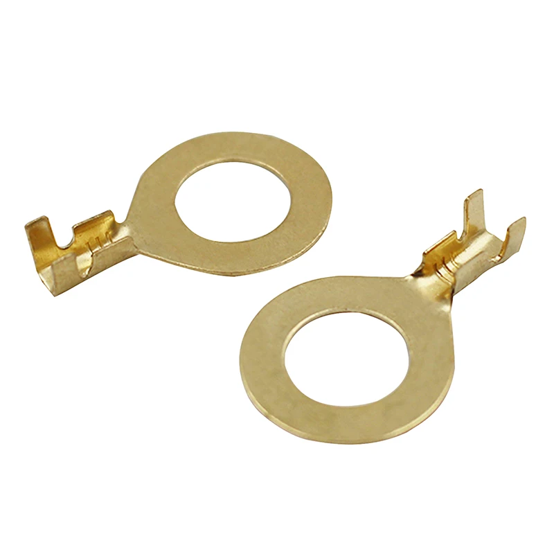 

150pcs Ring Cable Lug Battery Cable Ends Bare Copper Eyelets Tubular Ring Terminal Connectors Kit