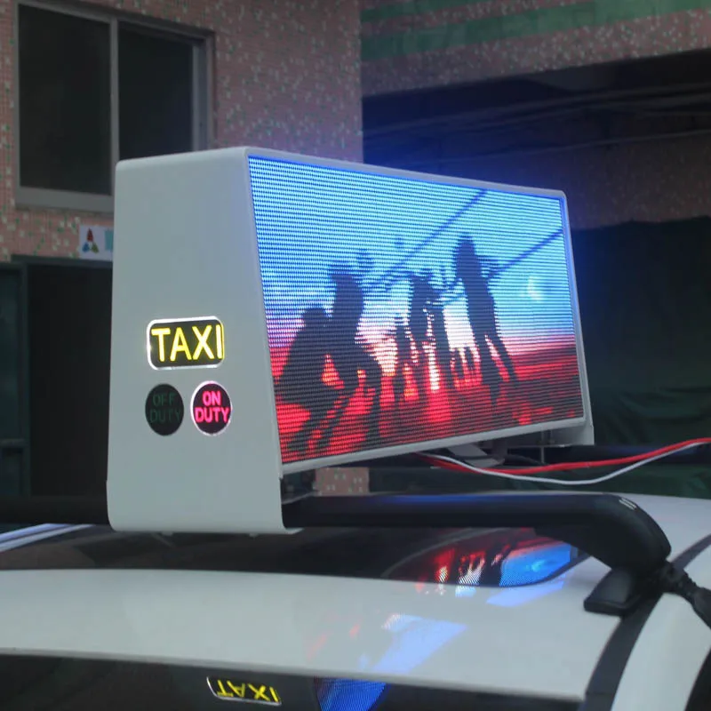 P2.5mm пульт дистанционного управления 3g/4G Wifi, USB двухсторонний полноцветный наружный водонепроницаемый рекламный СВЕТОДИОДНЫЙ знак автомобиля такси топ светодиодный экран дисплея