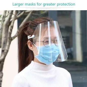 

Transparent Anti-saliva Dust-proof Protect Full Face Covering Mask Visor Shield
