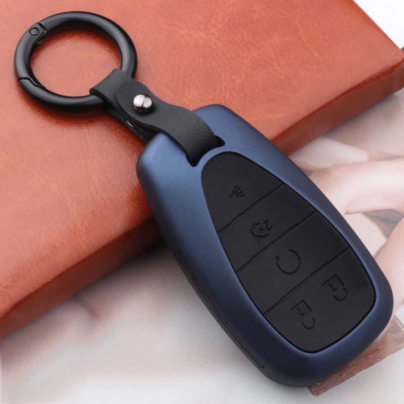 Key Case Cover Key Case Car Key Shell Remote Control Case Cover Silicone ABS Carbon fiber Car Smart Key Cover Case Bag For Chevrolet Malibu Equinox Cruze Camaro Accessories