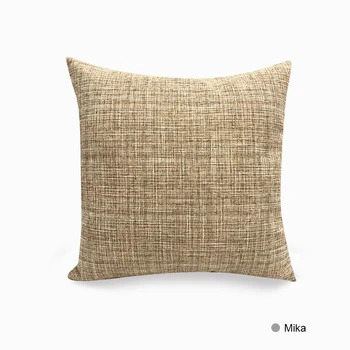 

Solid Linen Sofa Waist Cushion Cover 45x45cm Throw Pillowcase Decor Room Cojine Pillow Home Pillowcase Sofa Living Office Case