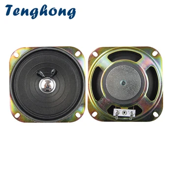 

Tenghong 2pcs 4 Inch Portable Audio Speaker 8Ohm 3W Full Range Speaker Unit For Keyboard Broadcast Car Audio Loudspeaker 102MM