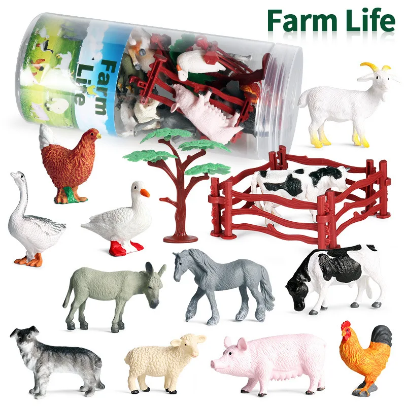 Figurines jouets-K - Mini ferme de Simulation d'animaux, 12 pièces, Modèle  de dinosaure, Ensemble de figurine - Cdiscount Jeux - Jouets