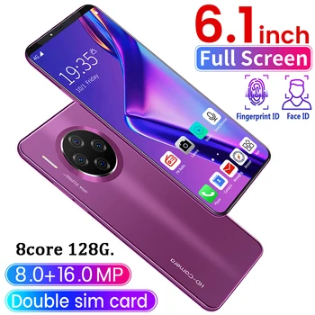 

Smartphone Android 9.0 6.1 inch Smart Phone Recognition Free Case Cheap unlock mobile phone wholesale free shipping
