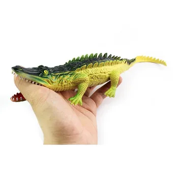 

Alligator Crocodile Toy Squeeze BB Sound Weird Stuff Funny Things Practical Jokes Fun Live Animals Educational Kids Toys
