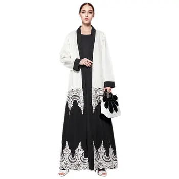 

Long Muslim robe S-5XL Women's nightgown sexy sleepwear Nightwear Women clothing robe femme