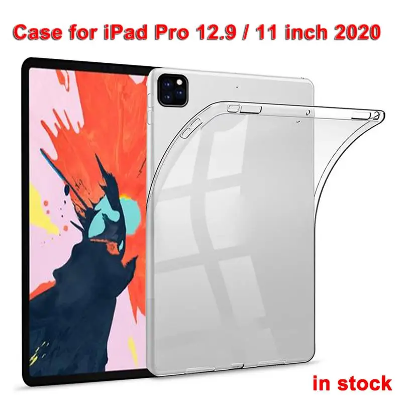 

Transparent Case For iPad Pro 12.9 Inch 2020 Case Ultra Thin Soft TPU Tablet Back Case For iPad Pro 11 Inch Cover Protective