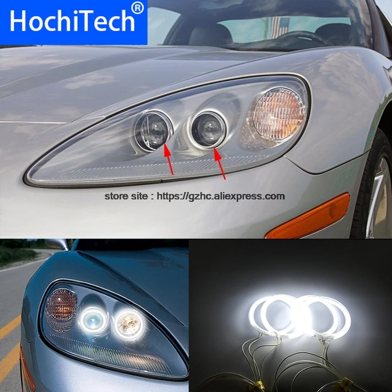 HochiTech для Chevrolet Corvette 6th C6 2005-2013 ультра яркий дневной светильник DRL CCFL ангельские