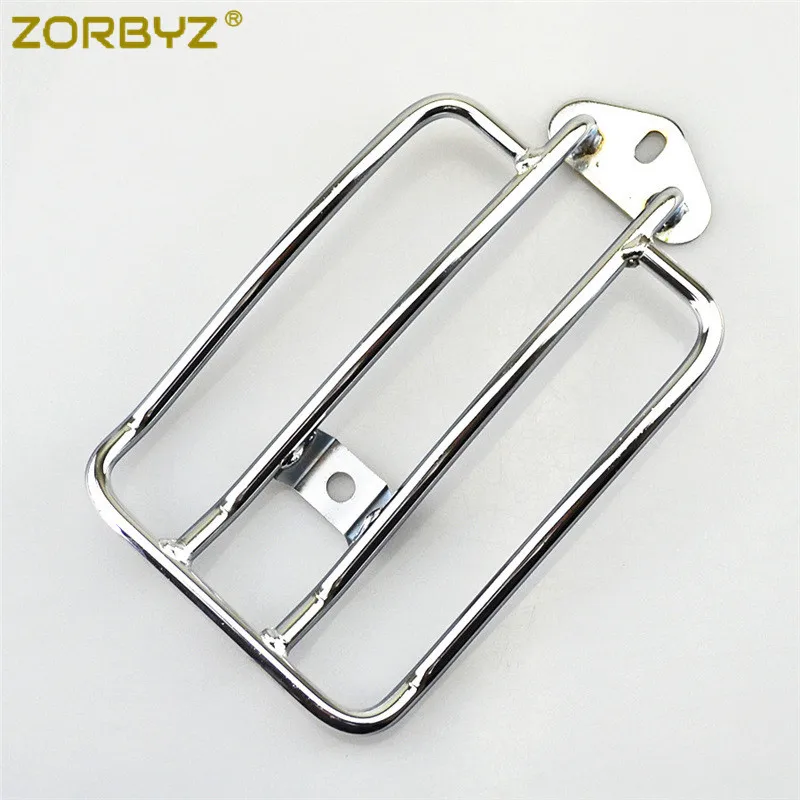 ZORBYZ Motorcycle Chrome Rear Fender Luggage Rack Carrier Solo Seat For Harley Sportster XL883 1200 2004-
