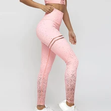 Разноцветные женские эластичные леггинсы с высокой талией и принтами, большие размеры, обтягивающие штаны для бедер, Женские Модные Простые Спортивные Леггинсы