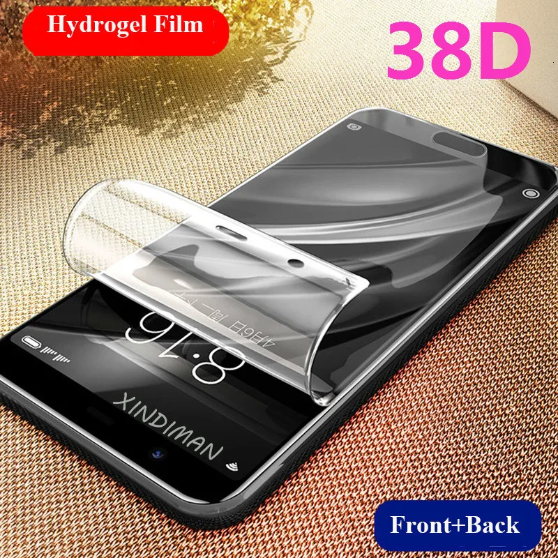 

38D Front hydrogel film for xiaomiplay soft screen protector for xiaomi6 6X Max2 Max3 for xiaomi5splus A3 A3lite for xiaomi8 8se