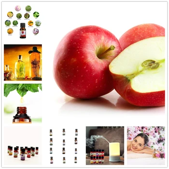 

Wholesale 10Pcs/kit Pure Apple Essential Oils for Massage Fruits Fragrance Aromatherapy Essential oil for Diffuser Humidifier