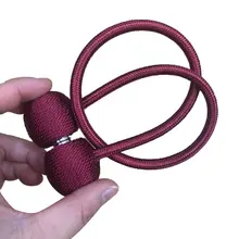 

Hot 1Pc Magnetic Curtain Tieback High Quality Holder Hook Buckle Clip Curtain Tieback Polyester Decorative Home Accessorie