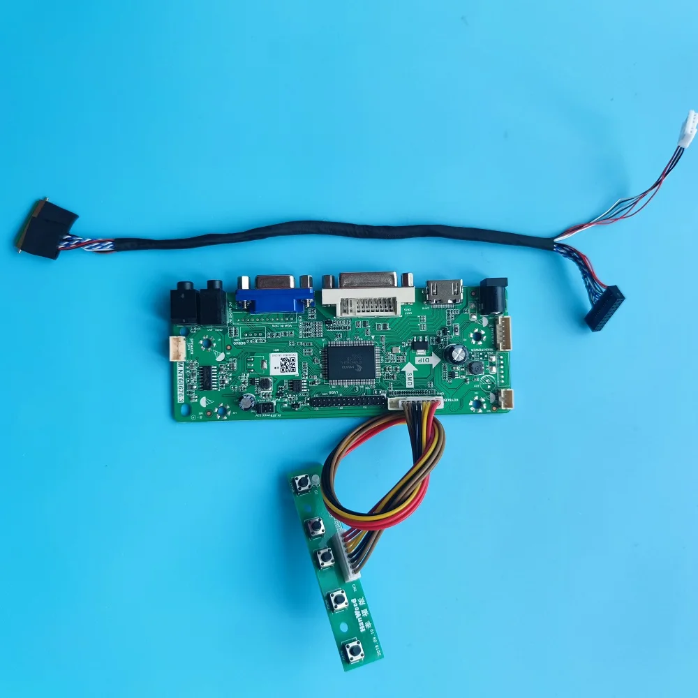 

Для панели 12,1 ", 40-контактный Φ Rev.C1 N121IB-L05 1280X80 0, плата контроллера ЖК-дисплея VGA, сделай сам, DVI, HDMI, совместима со светодиодами M.NT68676